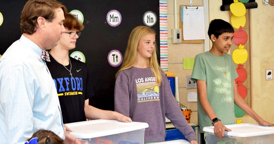 photo of CTE students at Bramlett Elementary