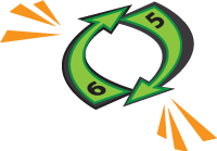 arrows in a circle 