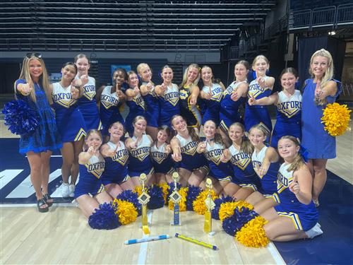 Team Photo with Trophies
