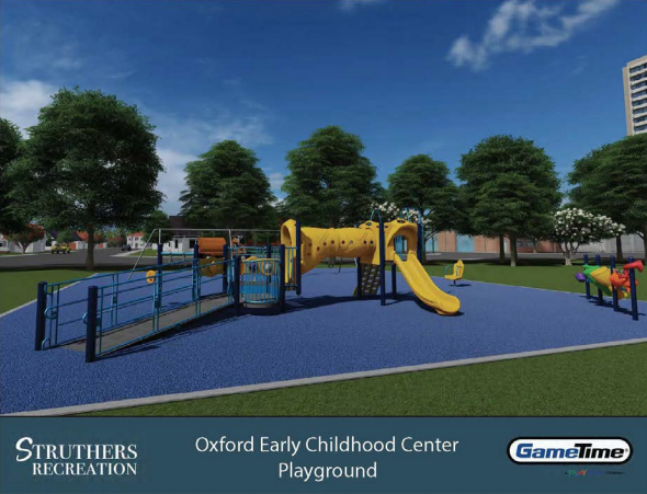 artistic rendering of O.E.C.C. playground